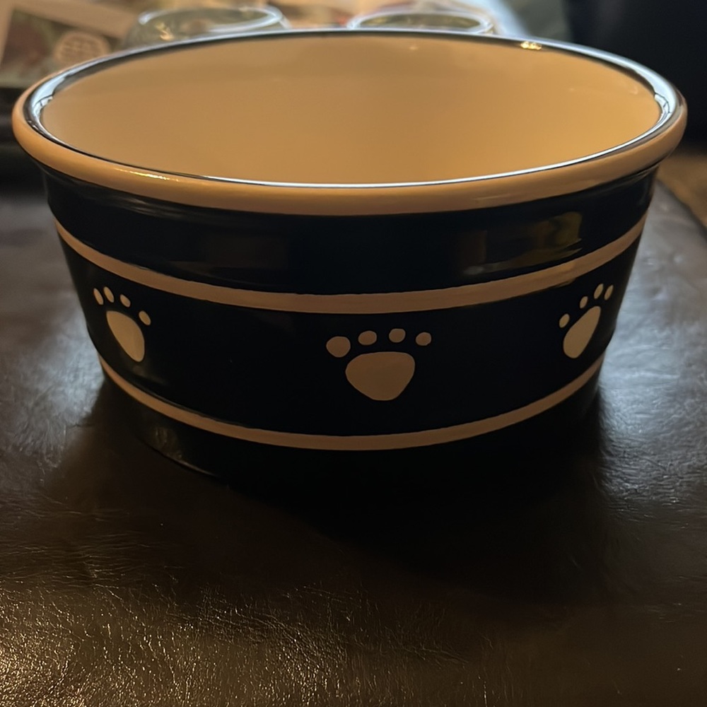 Petrageous handcrafted stoneware pet bowl